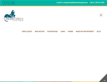 Tablet Screenshot of cherryhillsanimalhospital.com